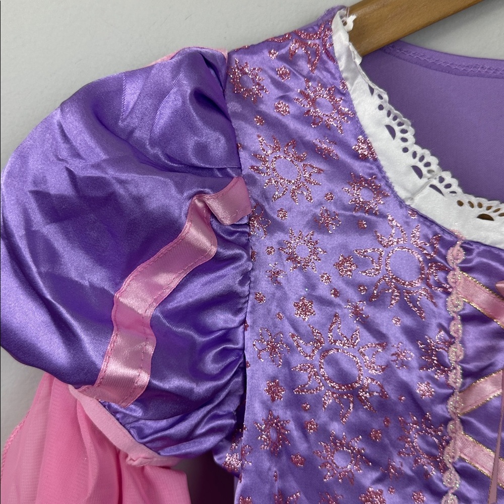 Disney Rapunzel Purple and Pink Sparkle Princess Dress Costume - Picture 6 of 12
